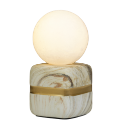 مصباح طاولة رخامي عصري (أباجورة)