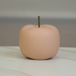 تحفة تفاحة سيراميك مودرن - حجم كبير