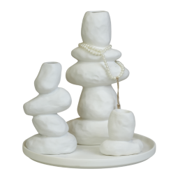 طقم تحف "تراص الأحجار"