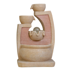 نافورة "نيبولا" المتدرجة بلمسة الحجر الطبيعي